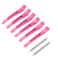 thumbnail image 2 of Professional Salon Hair Clips Hair Clips With Silicone Band 6Pcs Professional Hair Clips NonSlip Dividing Duckbill Hair Clips For Hair Cutting Styling, 2 of 8