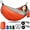 Light Orange, variant on NeoMart Camping Hammock Lightweight, Portable Hammocks Parachute Hammock with Two Tree Straps,Single or Double Travel Swing Nylon Camp Hammocks, Outdoor Essentials for Beach Backpacking Hiking