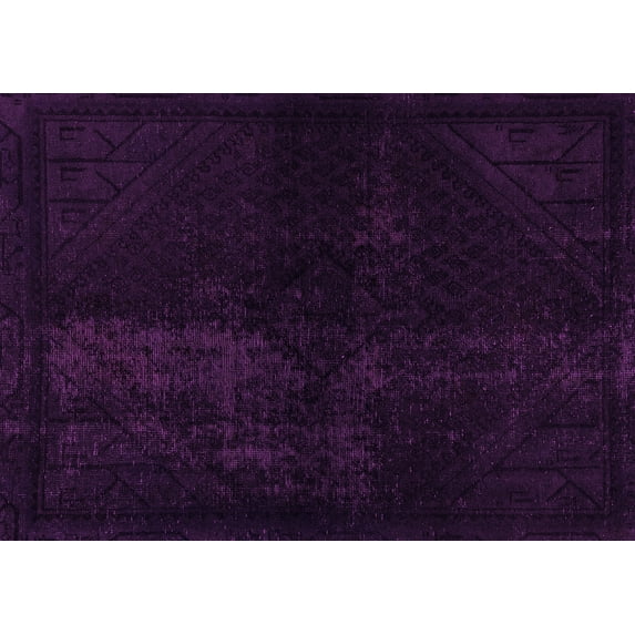 Ahgly Company Indoor Rectangle Abstract Pink Modern Area Rugs, 5' x 7'