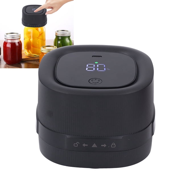 Jar Vacuum Sealing Machine, Electric Jar Vacuum Sealer High Density ABS for Travel