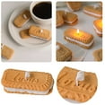 thumbnail image 2 of ASEIDFNSA Biscuits Shaped Candle Beige Soy Scented Candle Cute Handmade Decorative Candle with Creative Designs for Birthday Aromatherapy Candles for Boys Girls Kids Party Supplies Gifts, 2 of 5