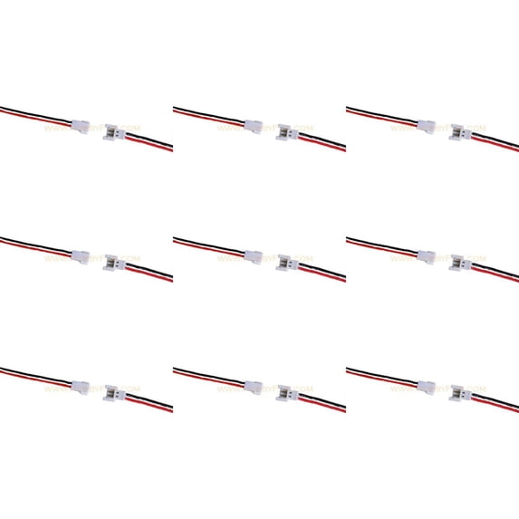 HobbyFlip 1S Battery Cable 3.7v or Custom Voltage Wire Lead Connector Plug Compatible with Dromida Kodo 9 Pack