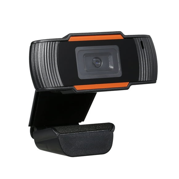 Mistaha 720P Fixed Focus USB Webcam with Sound Absorbing Noise Reduction Microphone for Online Conference