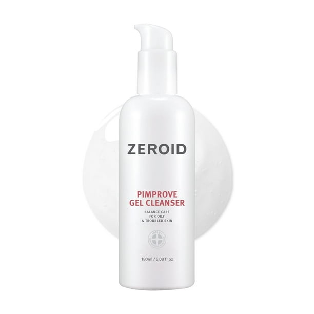 Limpiador en gel Cleanser ZEROID Pimprove 180 ml para piel grasa