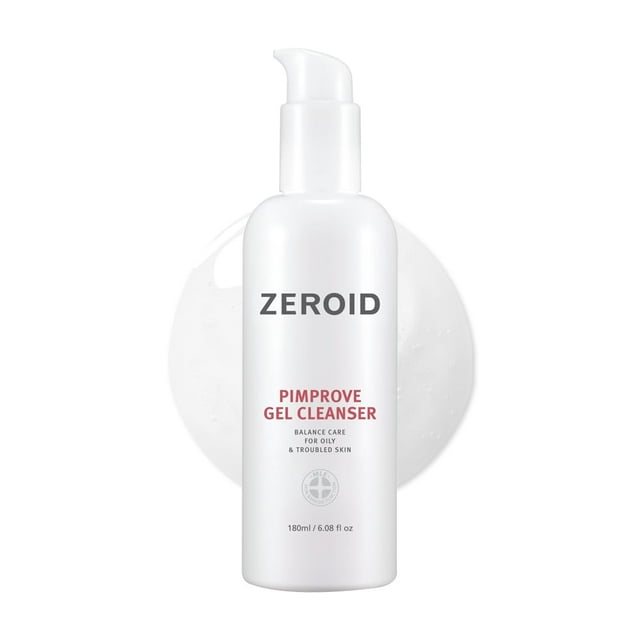 Limpiador en gel Cleanser ZEROID Pimprove 180 ml para piel grasa