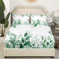 thumbnail image 3 of Erosebridal Tree Leaves Bed Sheets Set Queen Size,Tree Branches Bedding Sets Queen Size,Botanical Decor,Breathable,4 Pieces, 3 of 7
