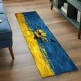thumbnail image 3 of 2'x6' Rug Runners for Hallways Kitchen, Blue Yellow Spring Floral Non Slip Entryway Beside Floor Carpet Runner, Watercolor Summer Botanical Washable Laundry Room Bedroom Throw Rugs Mat for Family Pet, 3 of 8