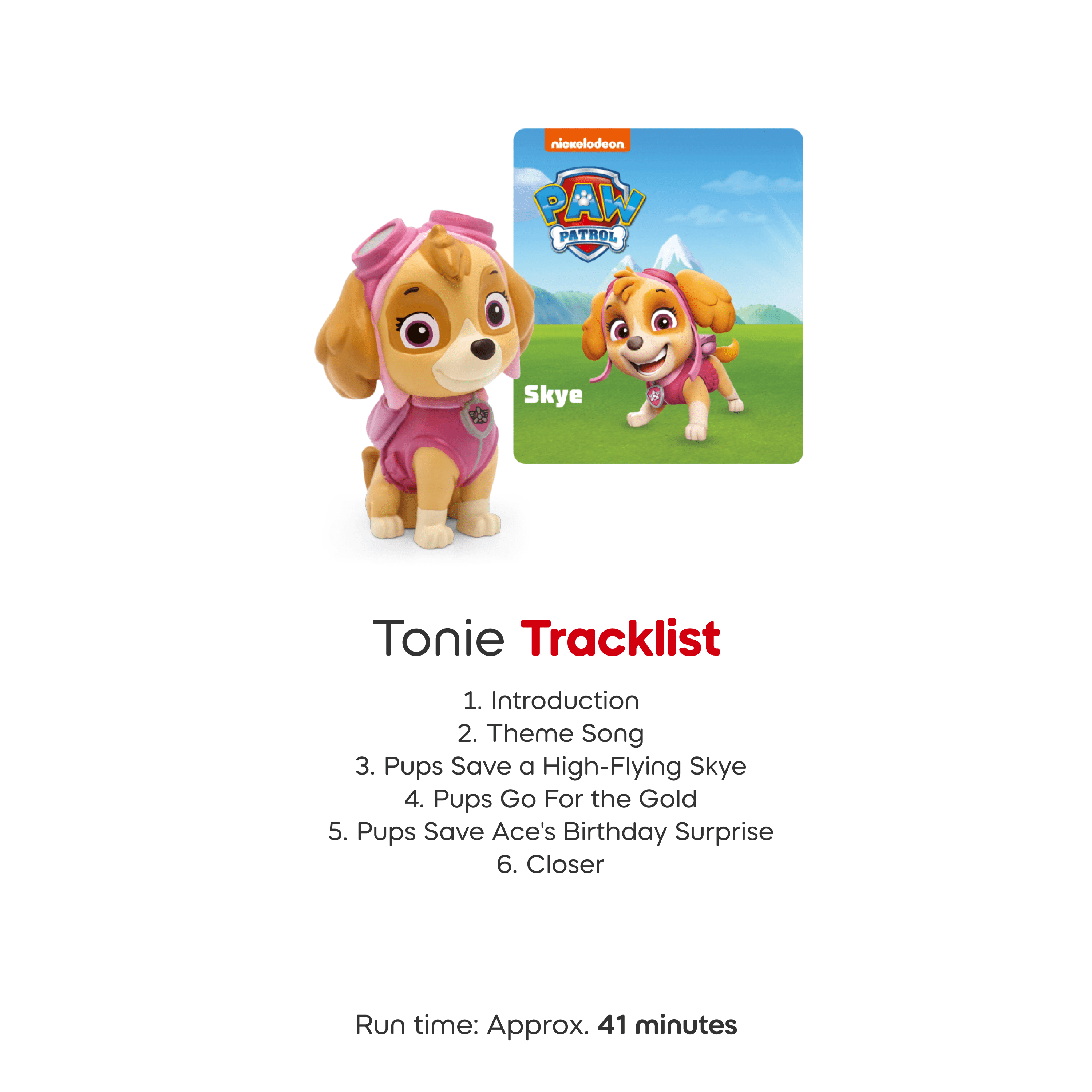 Tonies Audio Character - Paw Patrol Skye (ENGLISH ONLY)