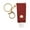 Wine Red T Shaped, variant on Leather Key Chain T Shape Durable Key Holder Stylish Keyring Accessory Everyday Carry Essential for Keys in Sky Blue