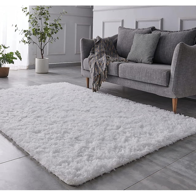 Alfombras gruesas y cálidas de invierno súper suaves para sala de estar, alfombra de felpa para habitación de niños, suelo esponjoso, decoración del hogar, alfombra peluda, alfombra de terciopelo