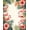 Pink Green Ivory, Pattern 1, variant on ODIKA 8'x10' Washable Area Rug Flamingo Tropical Welcome Motif With Boho Floral And Botanical Accents for Dining Room, Large Office, Lounge, Non-Slip Chair-Friendly Mat