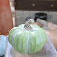 thumbnail image 4 of Cabazas artificiales, resina de artesanal, decoraciones de cabaza rústicas istas para accesorios de fotografía , exhibición Verde Colco Decoraciones de calabaza, 4 of 8