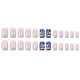 thumbnail image 5 of Uñas postizas con diseño de bandera del Día de la Independencia, 24 unidades, para usar en uñas postizas, 5 of 5