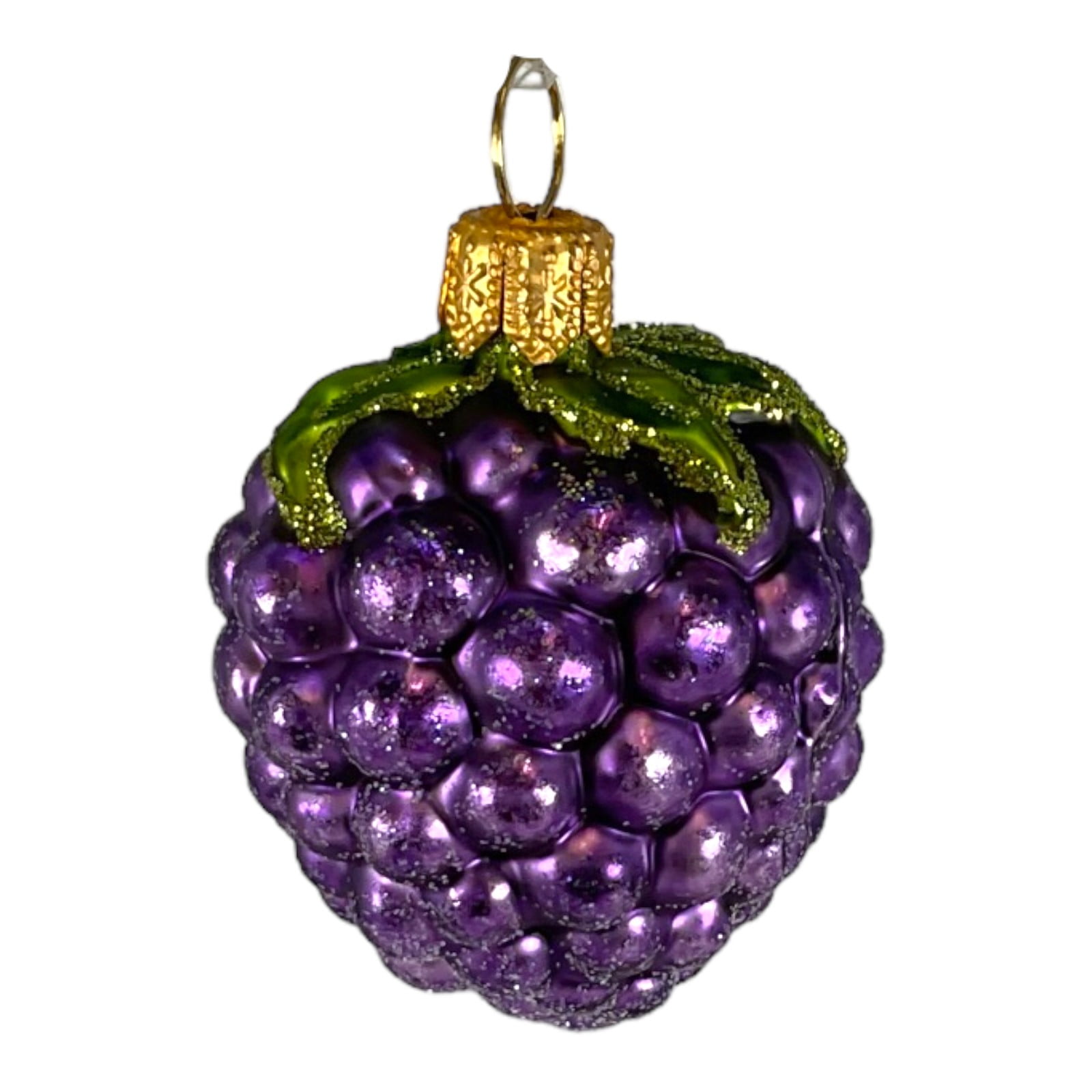 【みっき さま】antique ❀ パピエマシェの 葡萄 オーナメント Mini Blackberry Polish Blown Glass Christmas Ornament Berry Tree