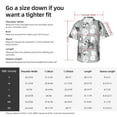thumbnail image 6 of Lsque African Animals pattern Hawaiian Shirt for Men, Unisex Summer Beach Casual Short Sleeve Button Down Shirts-Medium, 6 of 9