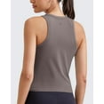 thumbnail image 3 of G4Free Workout Tank Tops for Women Slim Fitted Racerback Ribbed Athletic Gym Yoga Tanks Summer Casual, 3 of 8