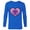 Navy, variant on Marvel Black Panther Avengers Heart Love Valentine’s Day - Long Sleeve T-Shirt for Men - Customized-White