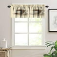 thumbnail image 3 of Coffee Kitchen Valance Curtain Coffee Time Phrase Modern Cup Image Rod Pocket Valance Window Treatments 1 Panel Short Curtains for Kitchen Farmhouse Bathroom Decor 54 x 18 in, 3 of 6