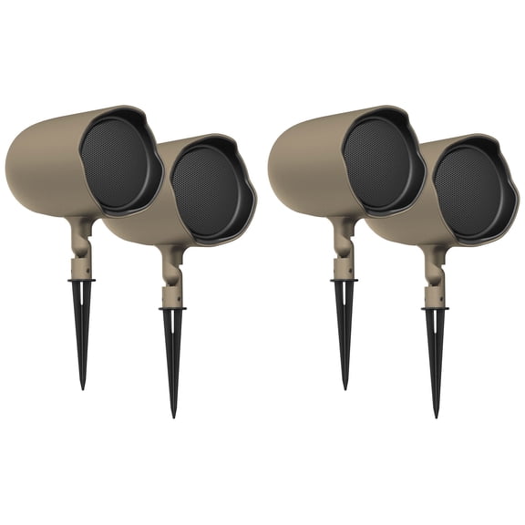 4 JBL GSF6-TN 6.5" Landscape Ground Stake/Wall Mount 70v Commercial Speakers