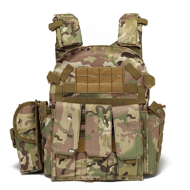 Bsvklp Chaleco Airsoft Chaleco Pecho Ajustable para (CP)