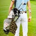 thumbnail image 5 of Lsque Sunflowers Premium Golf Towel - Ultra Absorbent and Quick Drying Microfiber Towel with Carabiner - Gift for Men -24" X 16", 5 of 8