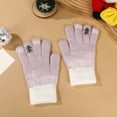 thumbnail image 2 of PMVFHDE Winter Gloves Autumn Winter Warmth Cute Five Finger Screen For Cold Riding Warmth, 2 of 3