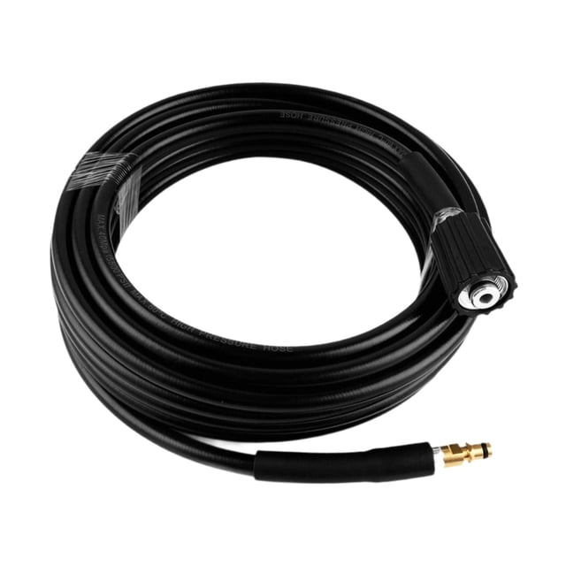 Fengbin Tuyau de Laveuse à Pression, Rallonge Haute Résistance, Tuyau d'Arrosage, Connecteur en Laiton Flexible, Raccords Étanches, Convient au Lavage de Voiture, au Nettoyage de Clôture, Extérieur, Principal 6 m
