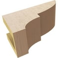 thumbnail image 6 of 4"W x 8"D x 4"H Wide Ridgewood Rough Cedar Woodgrain TimberThane Corbel, Primed Tan, 6 of 6