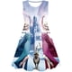 thumbnail image 1 of Verano Disney Frozen Elsa vestido nueva ropa para niños vestido de princesa estampado cuello redondo tendencia Casual suelta Elsa princesa Dress5T Gao Jinjia LED, 1 of 2