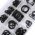 thumbnail image 2 of OULII 225PCS Universal Silicone Rubber Gasket Black Plastic Anti-corrosion Automobile, 2 of 8