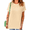 Apricot, variant on UNISHE Women's One Line Bird Branch Psalm 89 1 Sing Goodness God Faith Graphic Short Sleeve Crewneck Green Tops