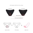 thumbnail image 4 of Hontri Period Swimwear for Women under $10-Period Bathing Suit,Women's Menstrual Underwear Basic Full Coverage Mid Waist Bathing Suit Bottom, 4 of 4