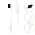 thumbnail image 1 of OULII 2Sets White Tail Comb and Edges Brush Hairdressing Set for Professional Hair Styling and Detangling, 1 of 8
