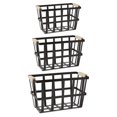 thumbnail image 1 of Design Imports Z02435 DII Assorted Urban Modern Metal Basket, Black, 1 of 2