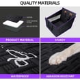 thumbnail image 5 of Large Dog Car Seat,PU Leather Back Seat Extender for Dogs,Waterproof Dog Seat Cover for Backseat, Pet Bed for Car Hammock, 5 of 12