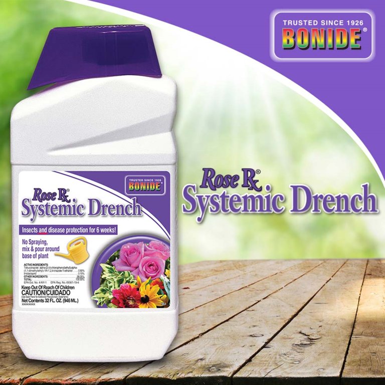 Bonide Rose RX Systemic Drench - 1 qt bottle