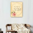 thumbnail image 2 of Vintage Posters Job 12 9 Floral Bible Verse Canvas Wall Art Prints Modern Chic Decor For Bedroom Unframed 16x24 in, 2 of 5