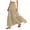 Beige, variant on Women's Summer Maxi Skirt Casual Smocked High Waist Long Skirts Flowy Boho Skirt for Beach Vacation (Pink, XXL)