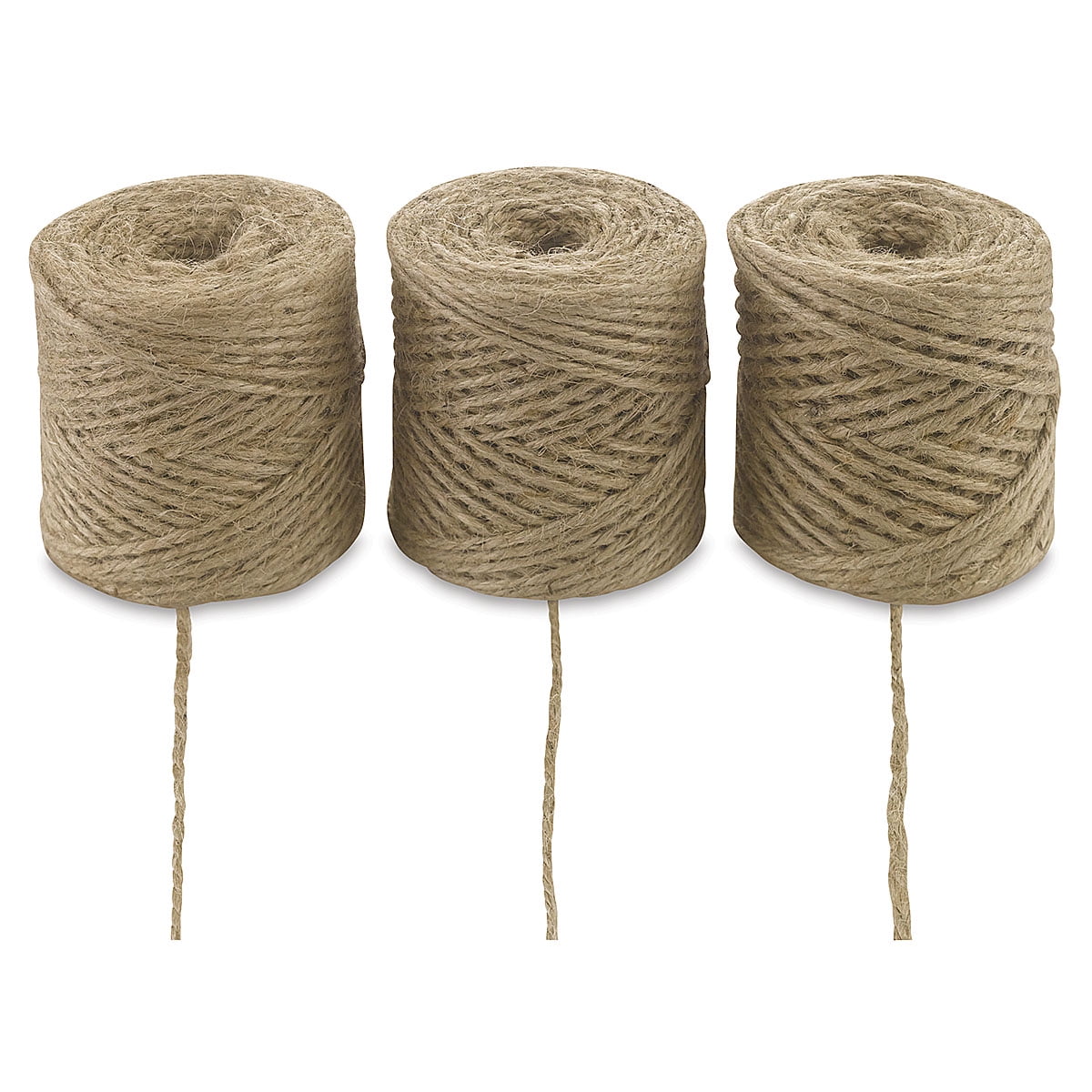 Jute Twine Natural, Tube, 4Ply, 162 ft