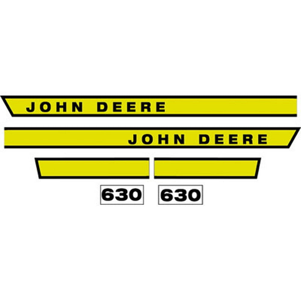 New Aftermarket Hood Decal Set Fits John Deere Tractor 630 Late Model