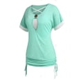 thumbnail image 2 of Camiseta Talla Extra Dos Tonos Acanalado Rosegal  Camisetas tallas grandes, 2 of 5