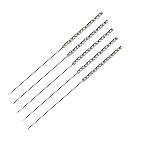 5 PCS Nozzle Unclogging Tool 3D Printer Drill Bits 3D Printer Nozzle Cleaning Kit 3D Printer Drill Nozzle Brass