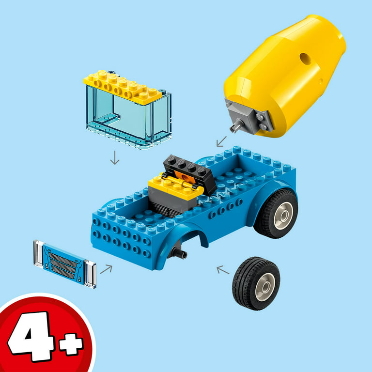 Lego City Great Vehicles Cement Mixer 60325 Truck Toy, Construction Vehicle  Starter Building Set, Toys For Preschool Kids, Boys & Girls Age 4 Plus  Years Old - Walmart.Com