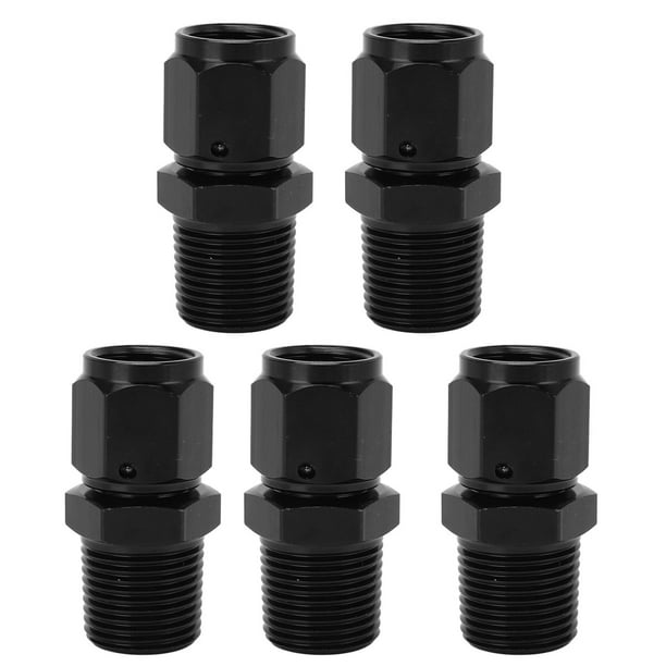 6AN To 3/8 Oil Adapter, Durable Wearable 6AN Female To 3/8 NPT Male Adapter  Convenient Practical Black For 