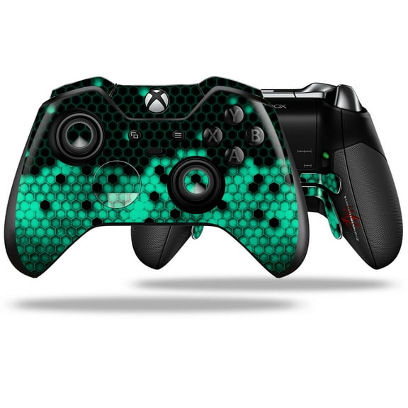 HEX Seafoan Green - Decal Style Skin fits Microsoft XBOX One ELITE Wireless Controller (CONTROLLER NOT INCLUDED) by WraptorSkinz