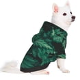 thumbnail image 2 of Haiem Green Leave Fern for Winter Dog Hoodie Sweatshirts with Pockets Warm Dog Clothes for Small Dogs Chihuahua-Large, 2 of 7