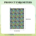 thumbnail image 4 of Kdxio Construction Machinery Pattern Golf Towel (24" X 16") with Carabiner Clip - The Convenient Golf Cleaning Towel, 4 of 8