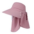 thumbnail image 7 of SAWOBUUN Women Sun Hat Wide Brim Breathable Fishing Hat UV Protection Lightweight Cap with Face Cover, 7 of 7