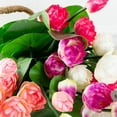 thumbnail image 2 of Simulación de pequeño Buda de loto, sala de estar, decoración del hogar, estanque, pecera, adornos de jardín, agua, flor de loto de plástico falsa, 2 of 3