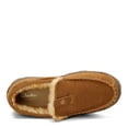 thumbnail image 6 of Clarks Cinnamon Venetian Suede Moccasin Loafers Rounded Toe Fur Lined Slippers (Cinnamon, 12), 6 of 7
